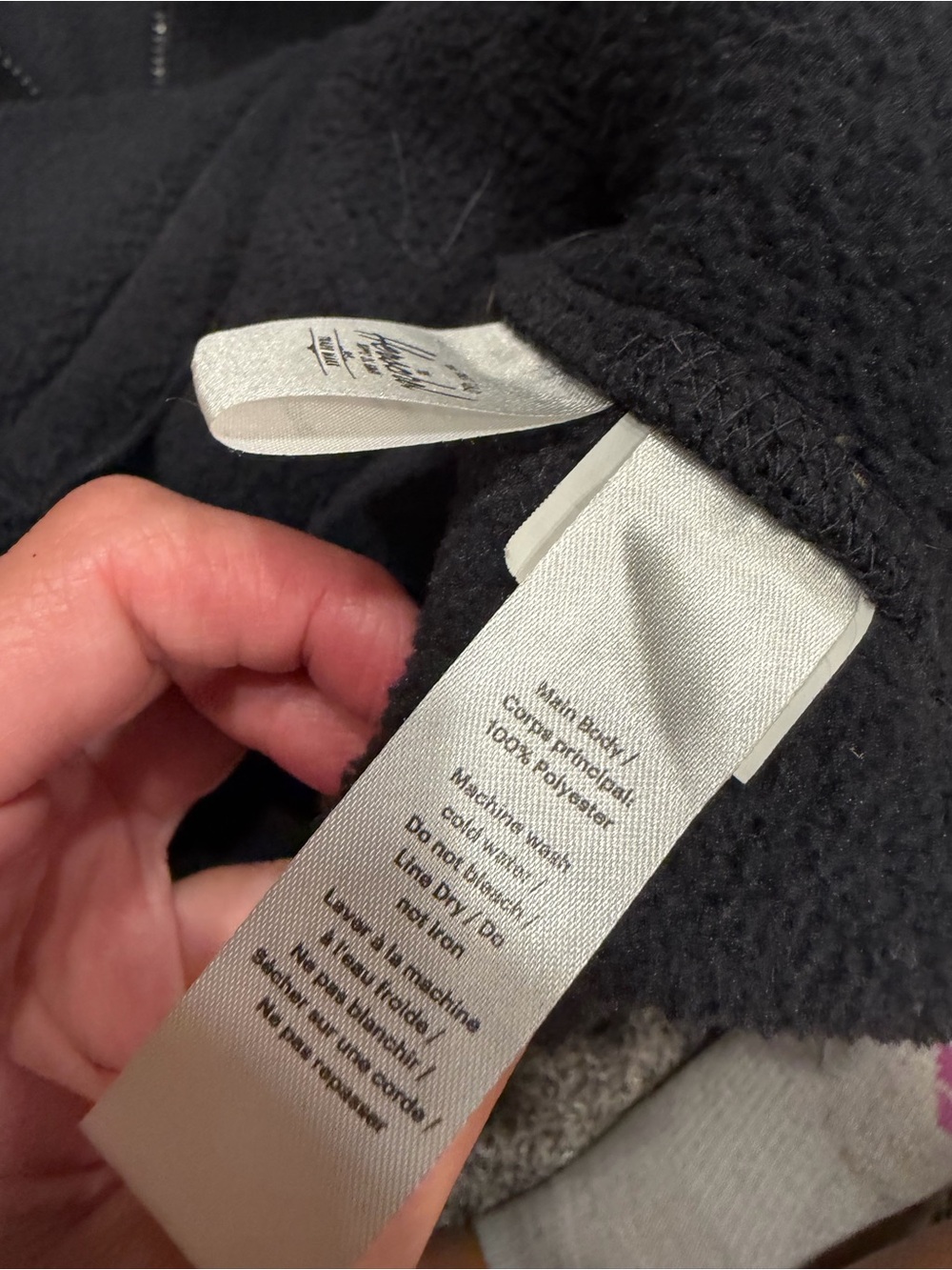 Hershel Black Sherpa Fleece Vest small - Picture 5 of 5